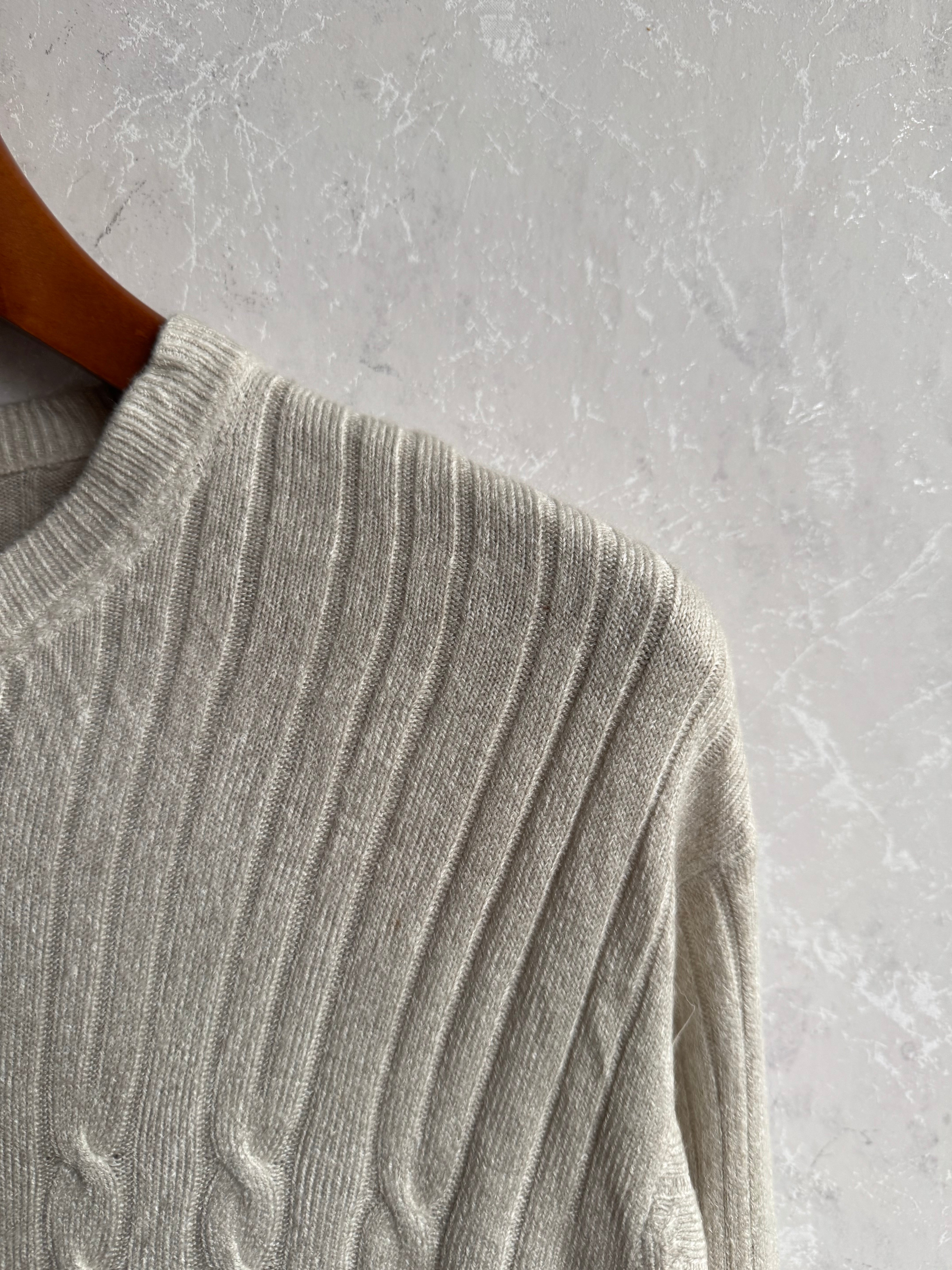Dockers Cable Knit Acrylic Sweater (Large)