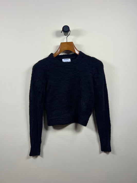 Old Navy Crop Velvet Sweater(Women) (Small)