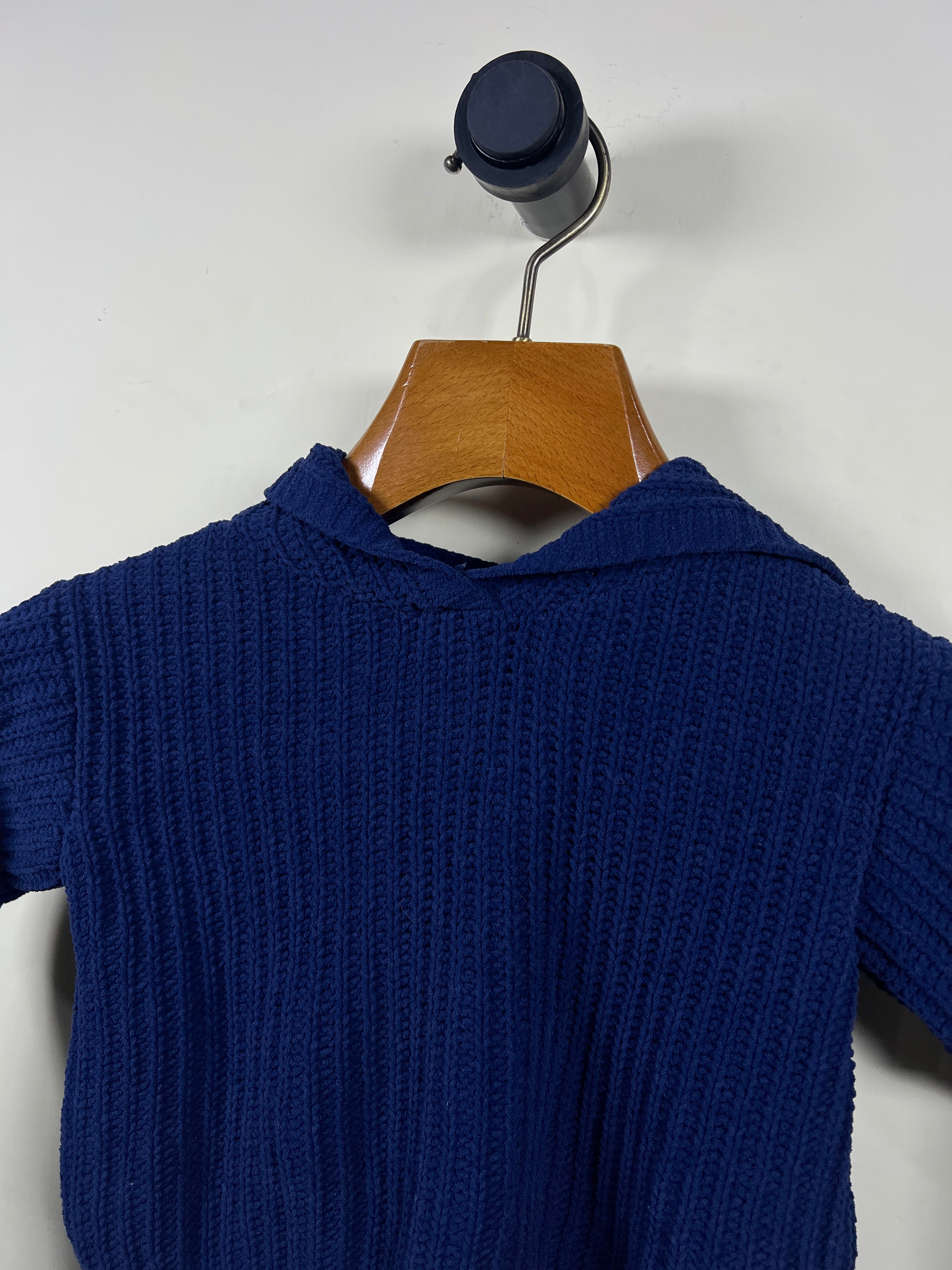 DKNY Crop Velvet Sweater (Women) (Small)