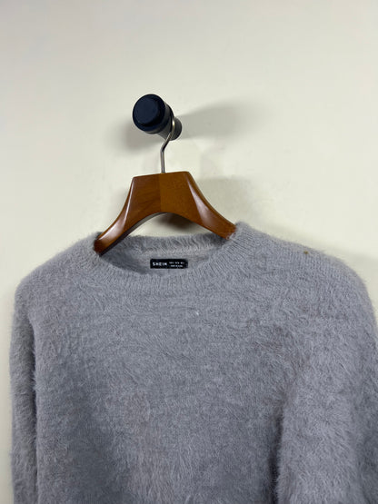 Shein Crop Velvet Sweater (Women) (Medium-Large)