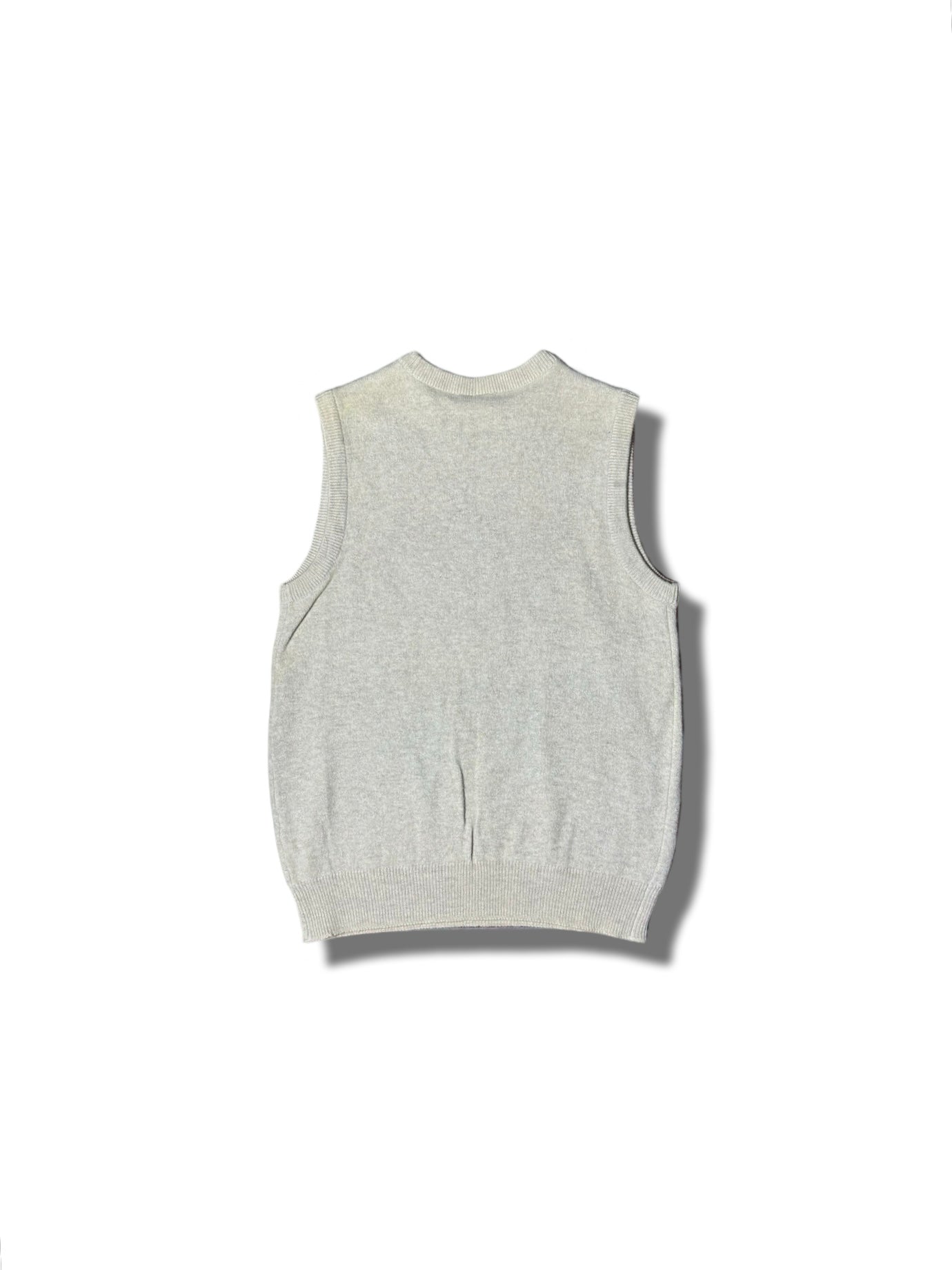 Lacoste Sleeveless Wool Sweater (F) (Small)