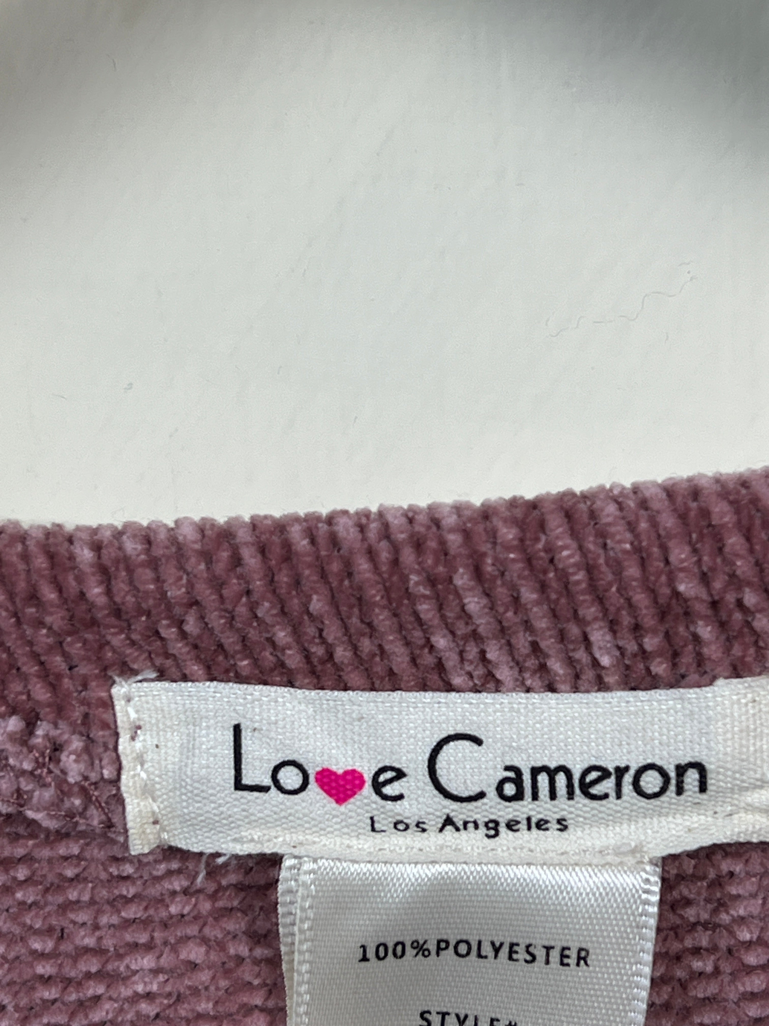 Love Cameron Velvet Sweater (Women) (Small)