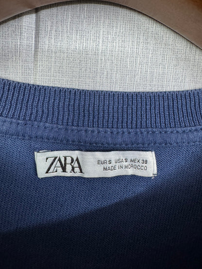 Zara Knitted T-Shirt (Small)