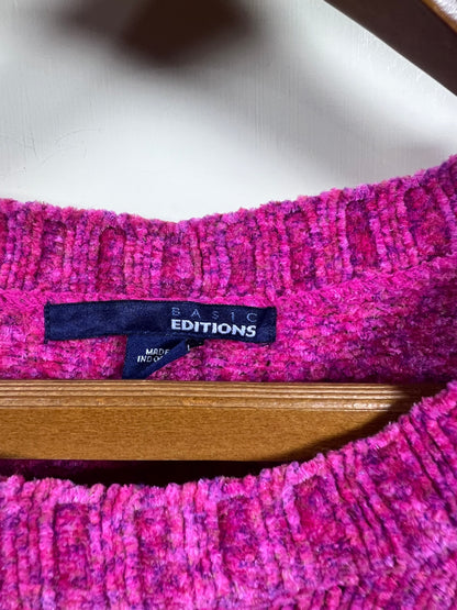 Basic Edition Velvet Sweater (Women) (Small-Medium)