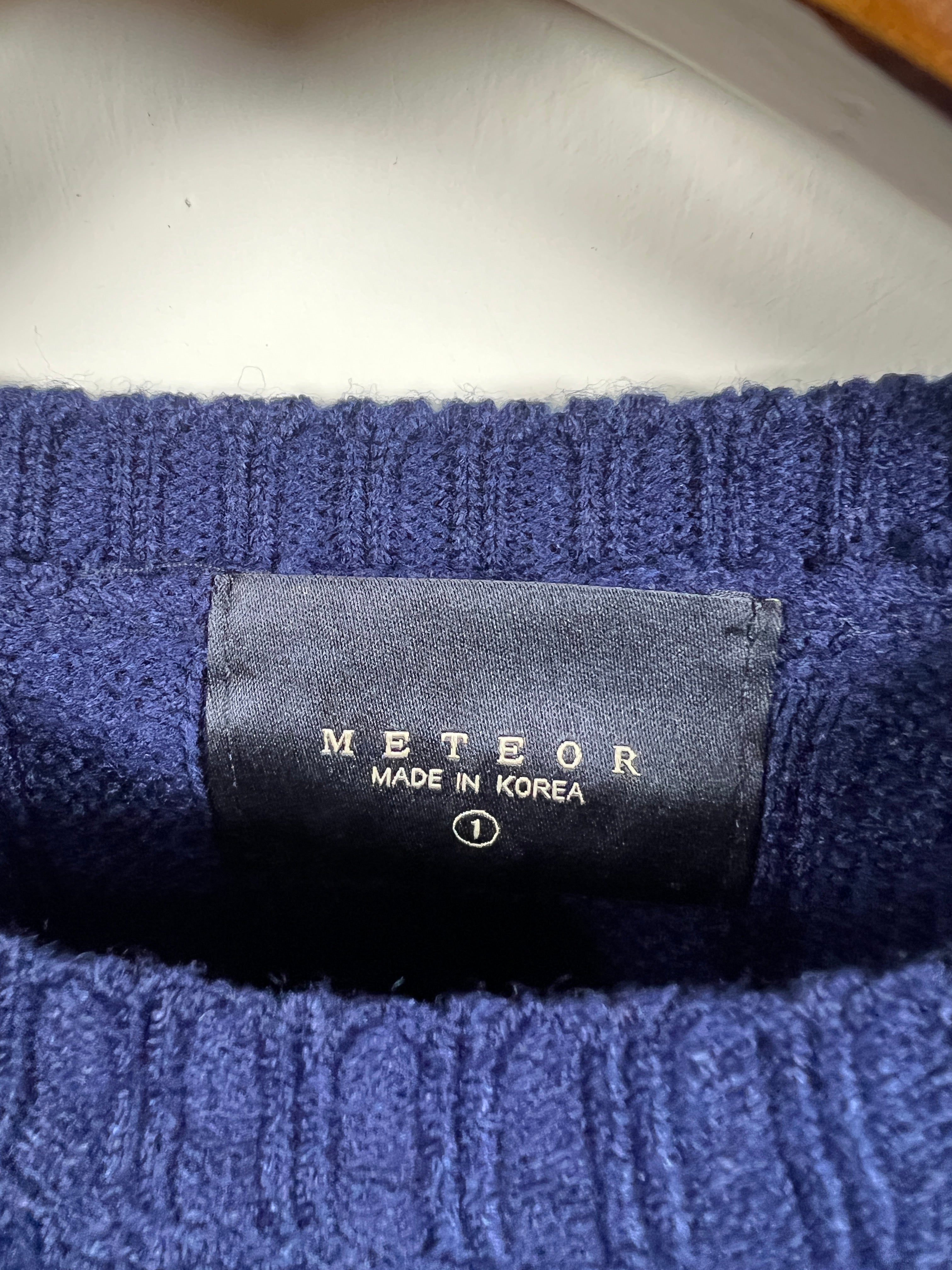 Meteor Cable Knitted Sweater (X-Large)