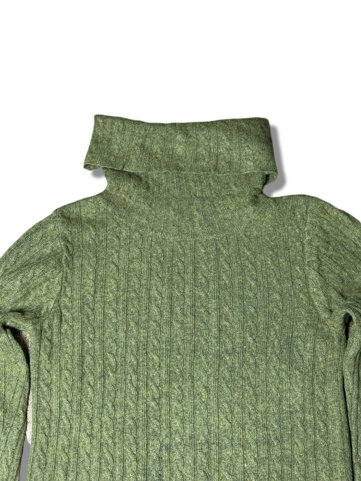 Boo Hoo Cable Knit Turtle Neck Sweater (Small)