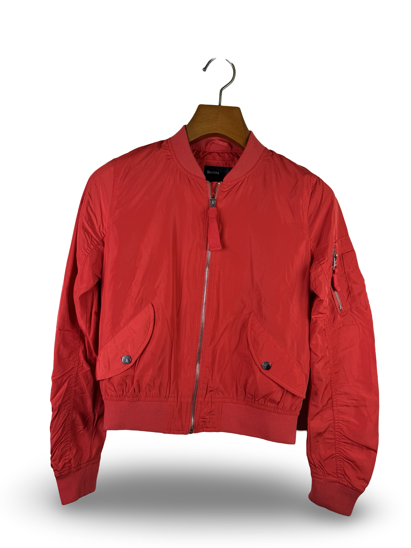 Bershka Varsity Bomber Jacket (F) (Medium-Large)