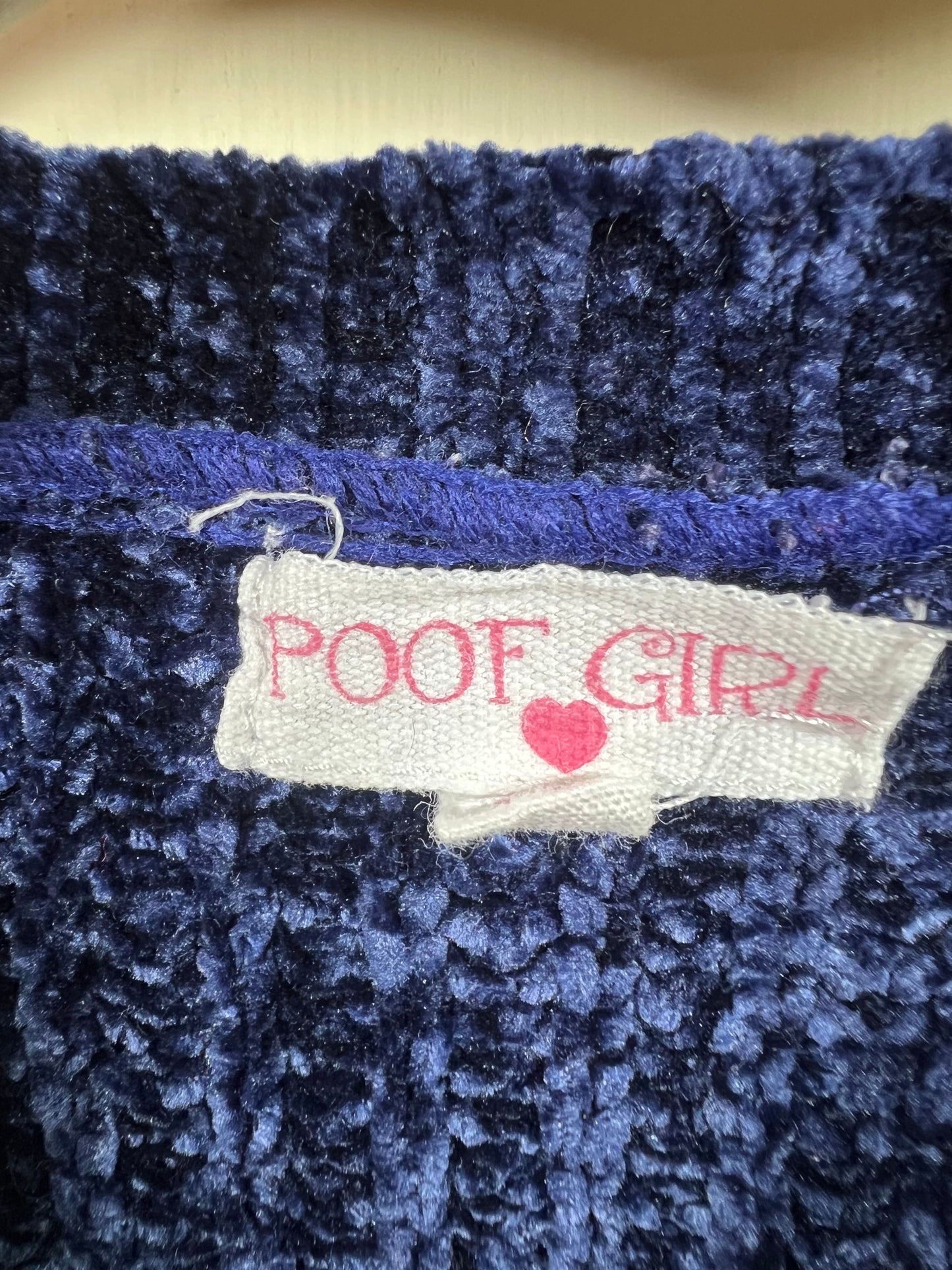 Poof Girl Velvet Sweater (Women) (Small)