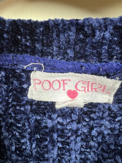 Poof Girl Velvet Sweater (Women) (Small)