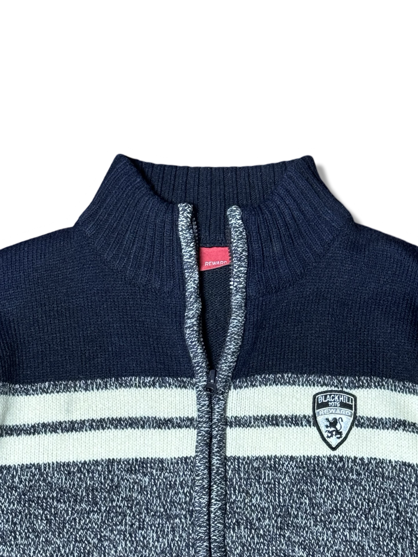 Black Hill Zipper Wool Sweater (Medium)