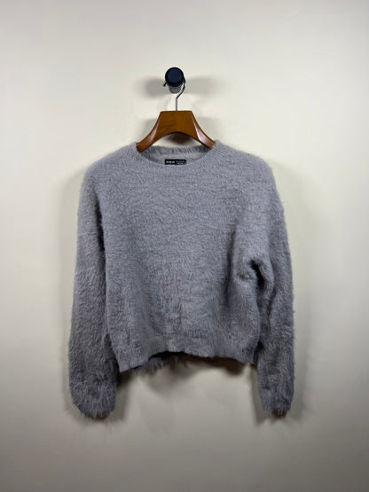 Shein Crop Velvet Sweater (Women) (Medium-Large)