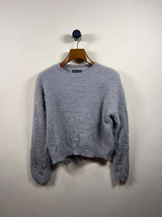 Shein Crop Velvet Sweater (Women) (Medium-Large)