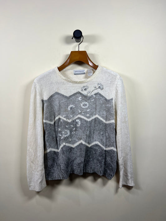 Alfred Dunner Velvet Sweater (Women) (Large)