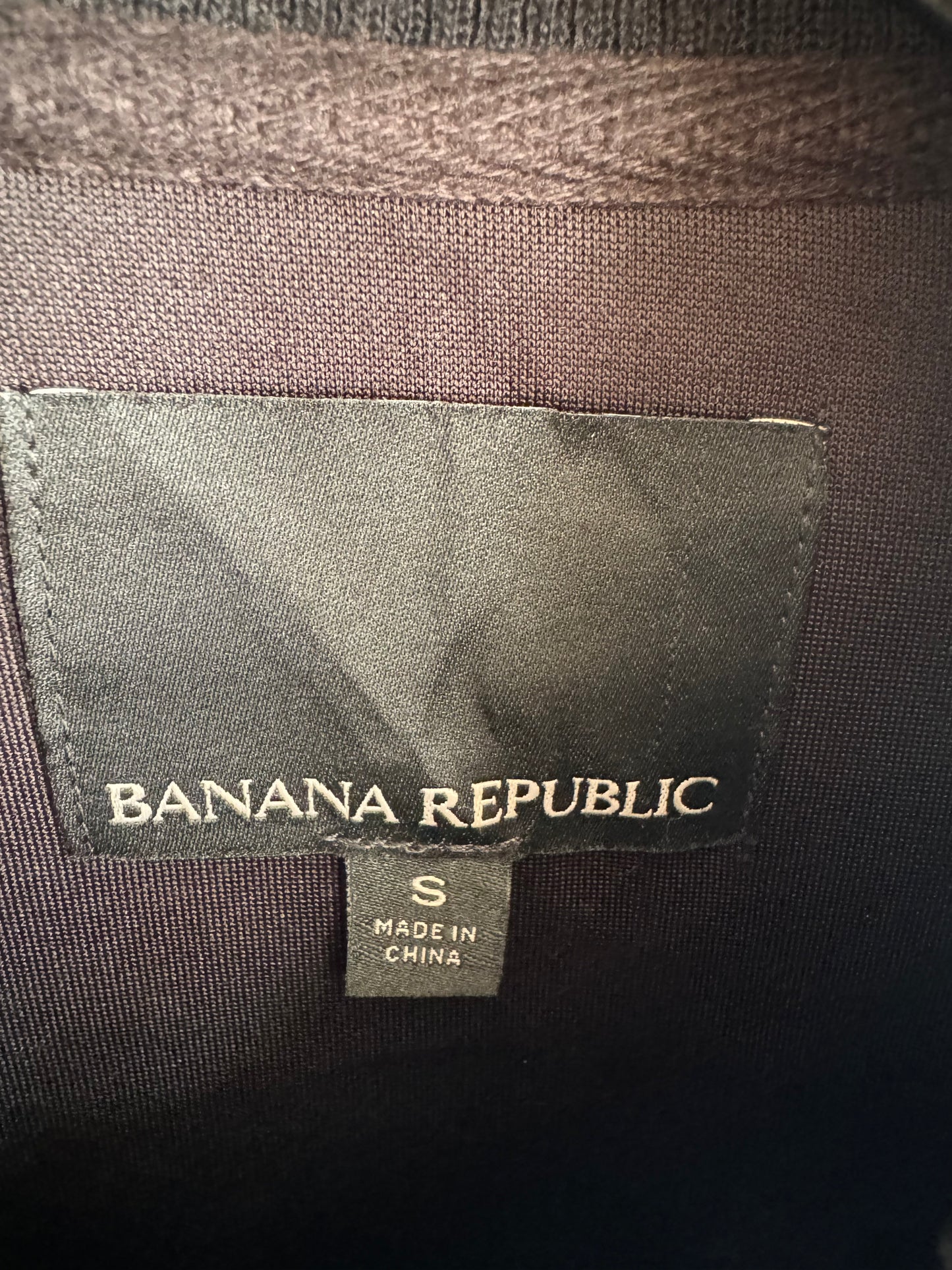 Banana Republic Suade Varsity Jacket (Small)