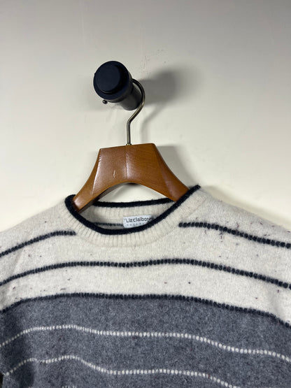 Liz Claiborne Crop Lambswool Sweater (Women) (Small)