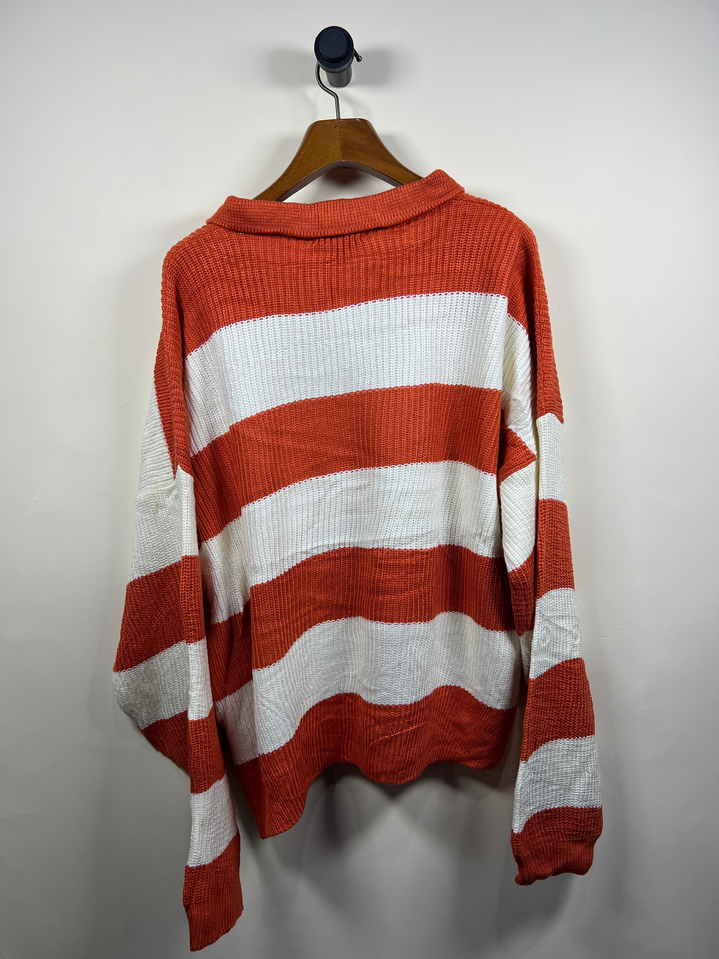 Mirage Quarter Buttoned Knitted Sweater (XXX-Large)