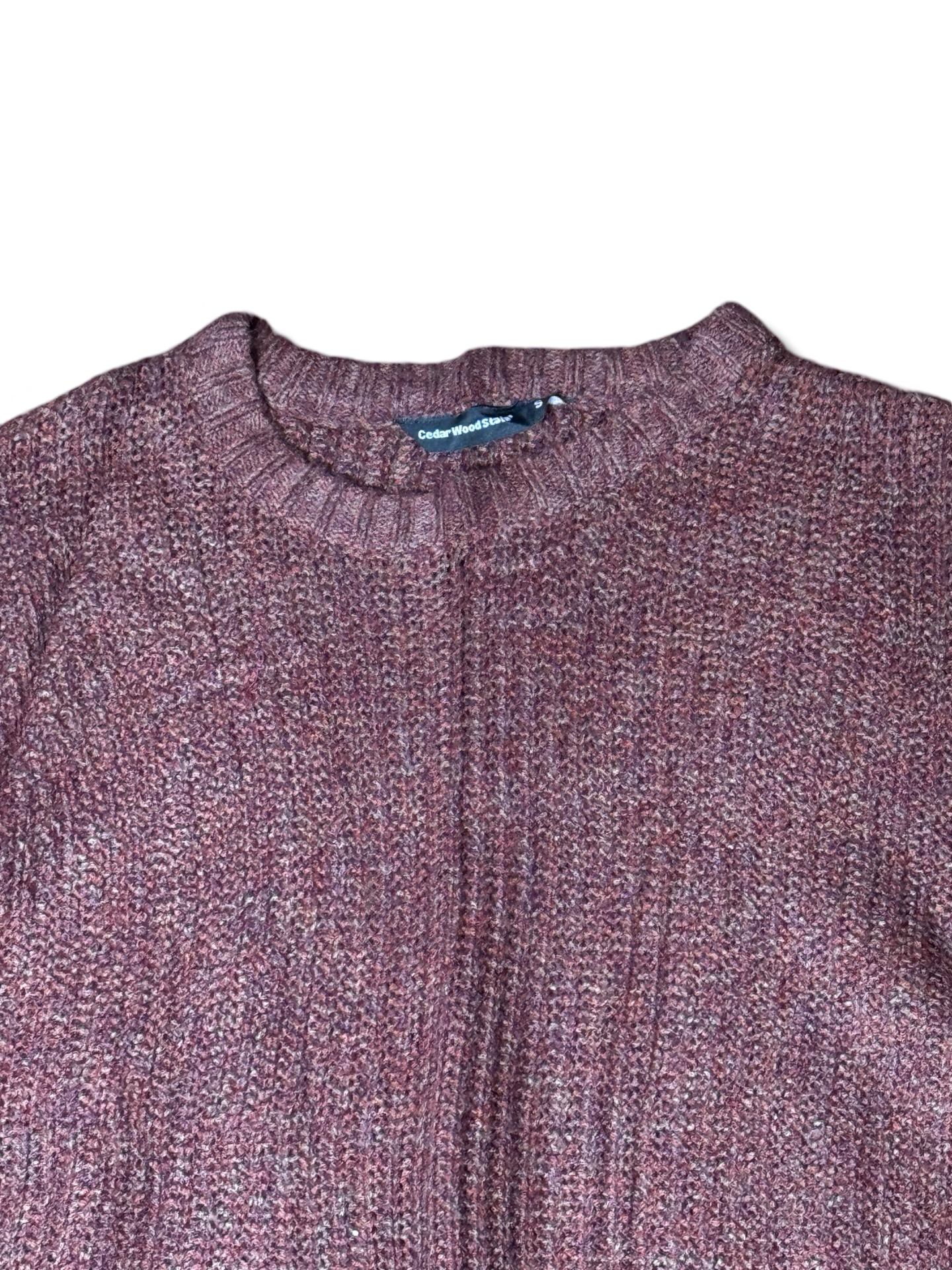 Cedar Wood State Knitted Wool Sweater (Medium-Large)