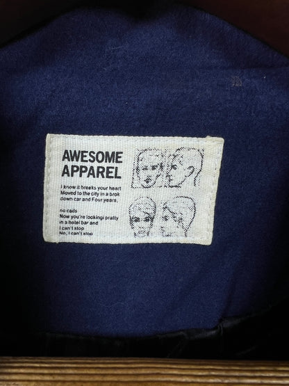 Awesome Apparel Wool Long Coat (Large)