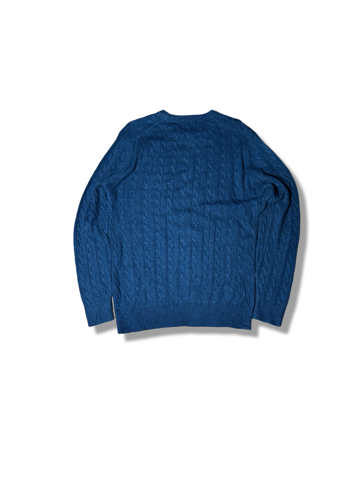 Polham Cable Knit Wool Sweater (Large)