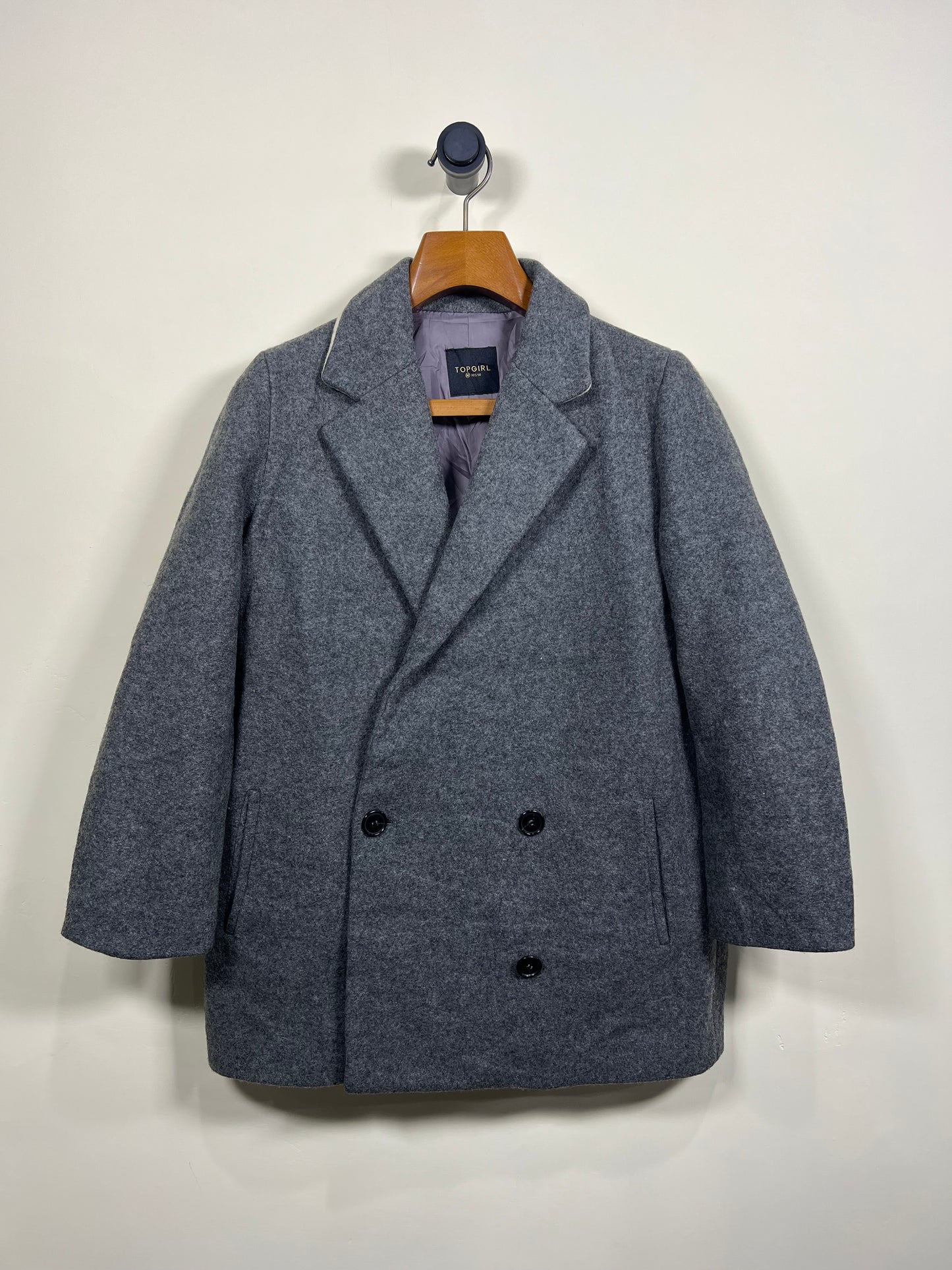 Top Girl Wool Long Coat (Women) (Medium)