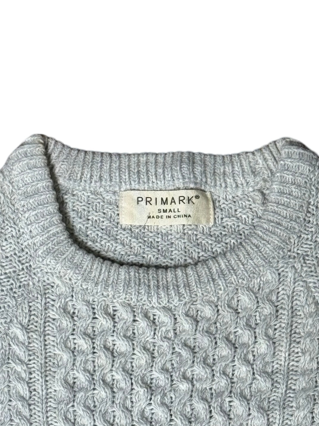 Primark Cable Knit Wool Sweater (Small-Medium)