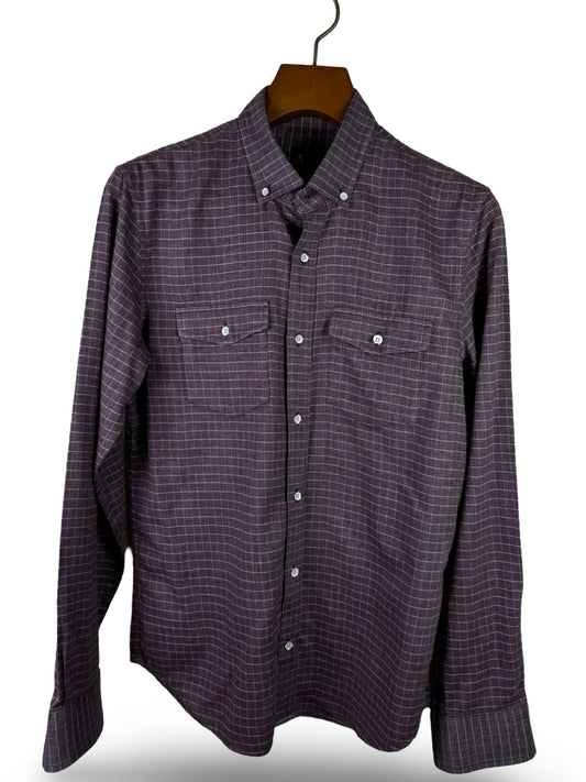 Armani E Buttoned Down Linen Casual Shirt (Small-Medium)