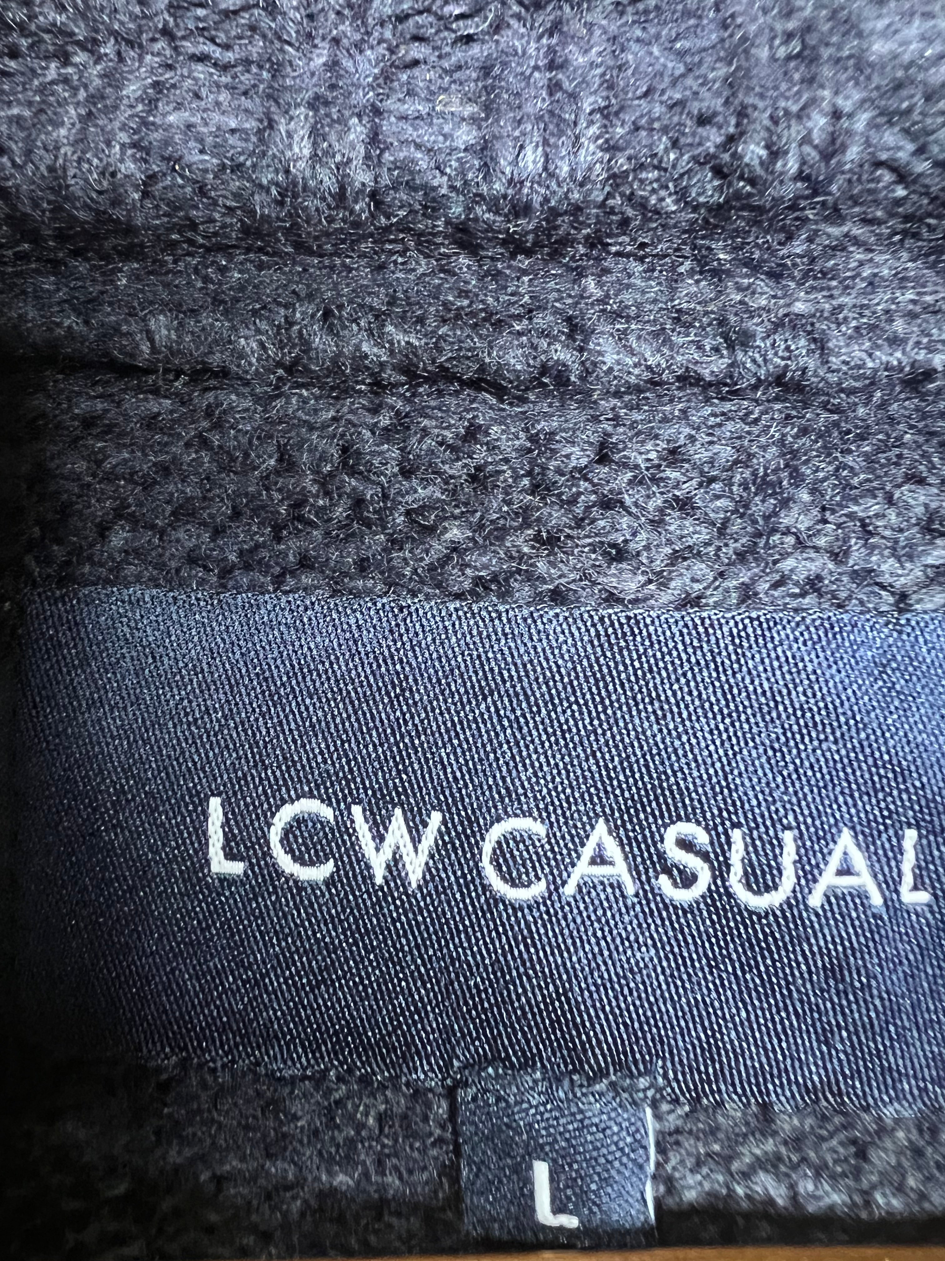 LCW Casual Zipper Sweater (Medium-Large)
