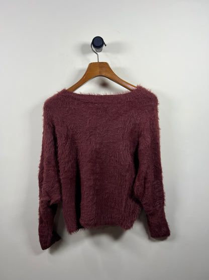 Crop Velvet Sweater (Women) (X-Large)
