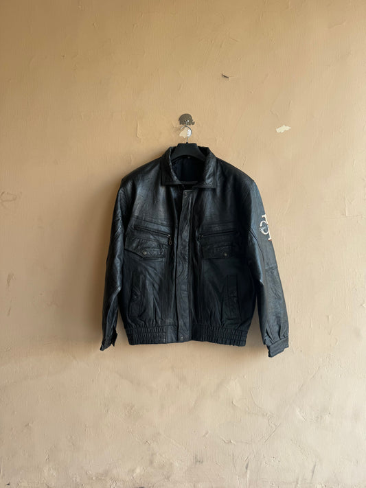 Calvin Klein Leather Jacket (Medium)