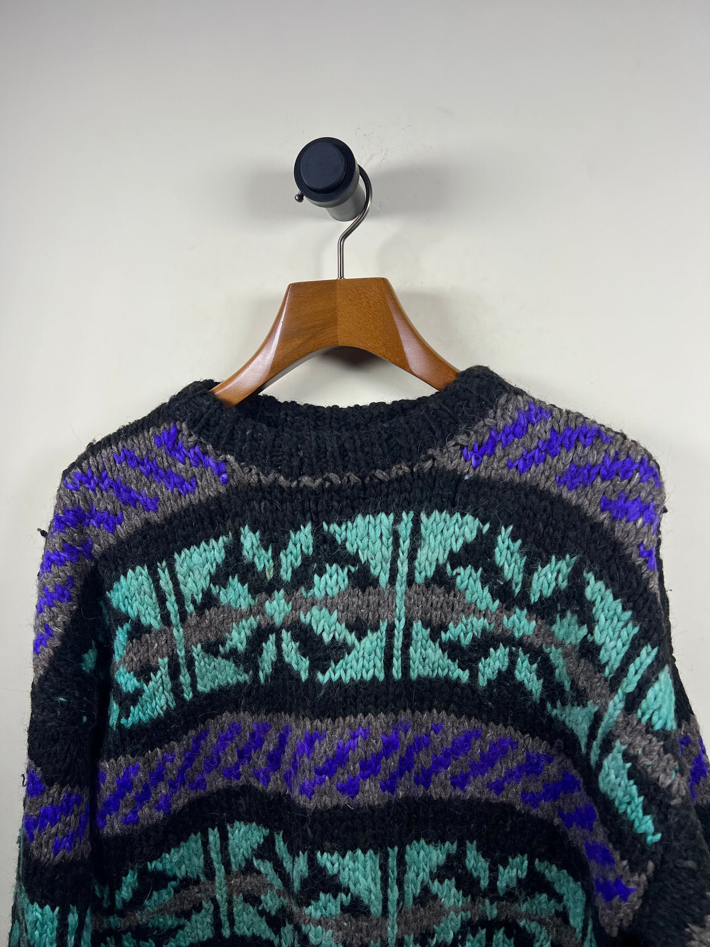 Lambswool Knitted Sweater (Women) (Large/X-Large)