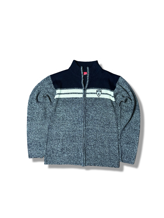 Black Hill Zipper Wool Sweater (Medium)