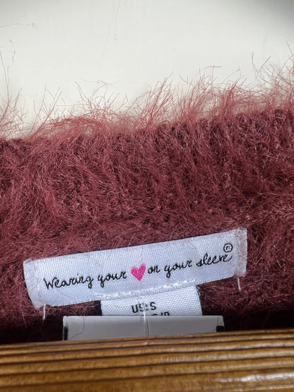 Crop Velvet Sweater (Women) (X-Large)