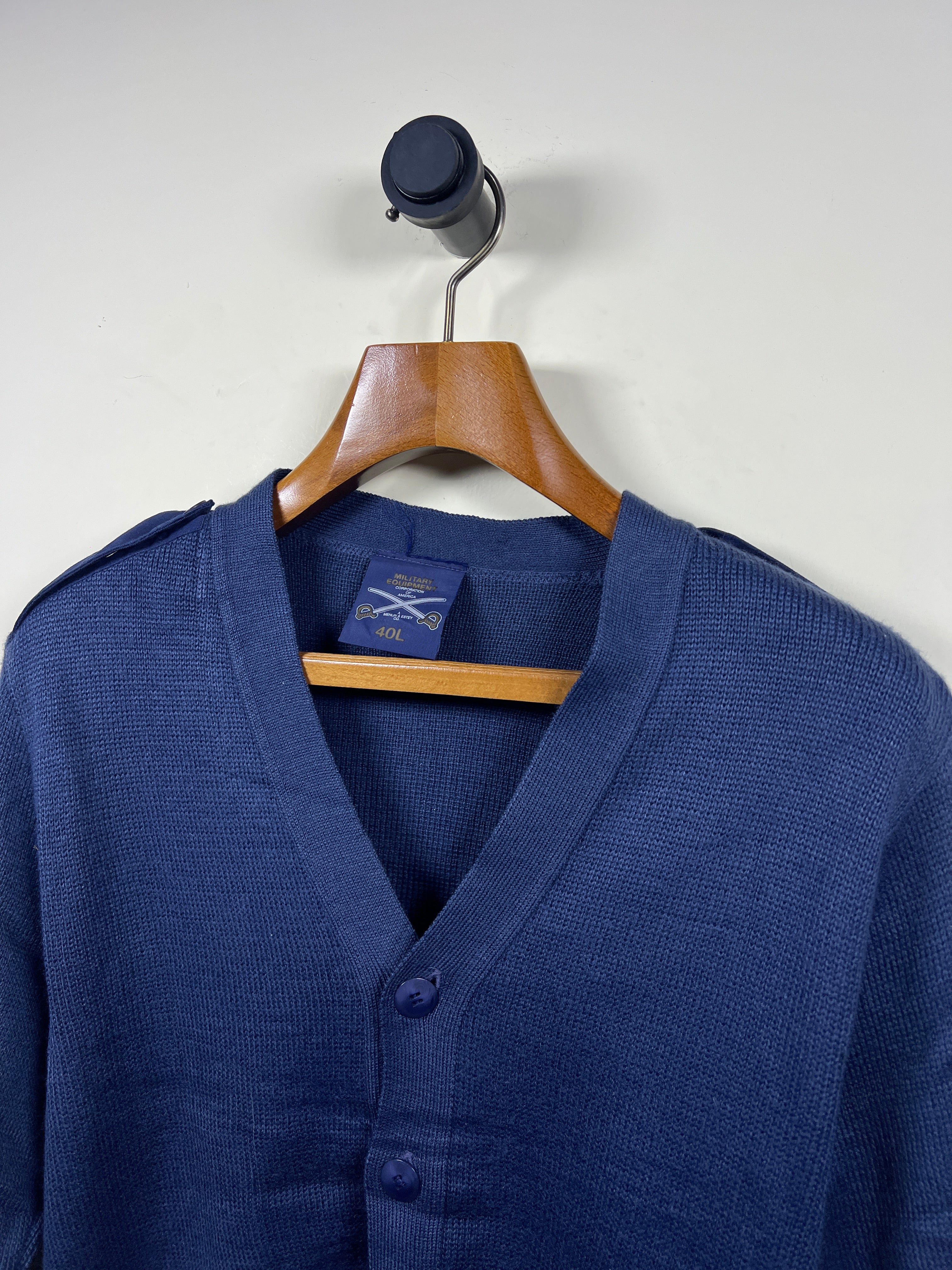 Military Buttoned Sweater (Medium)