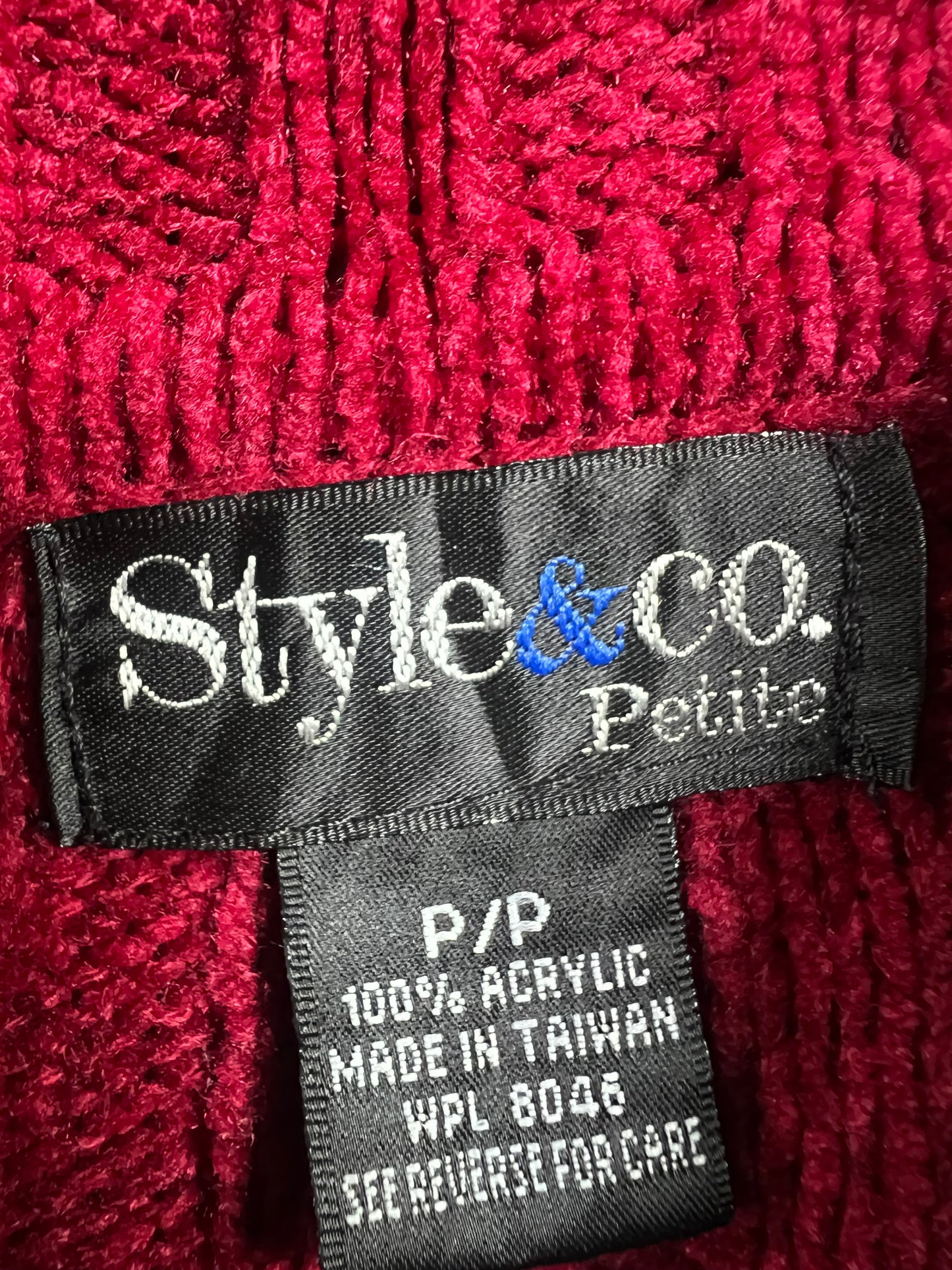 Style & Co Velvet Sweater (Women) (Medium)
