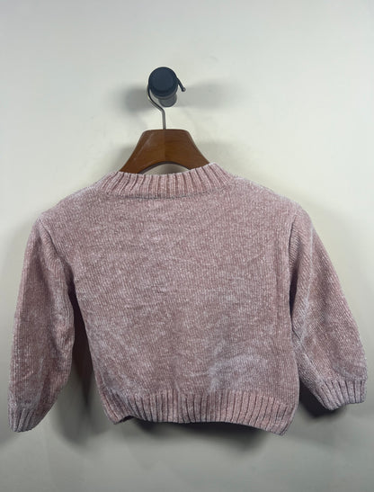 Crop Velvet Sweater (Women) (Small)