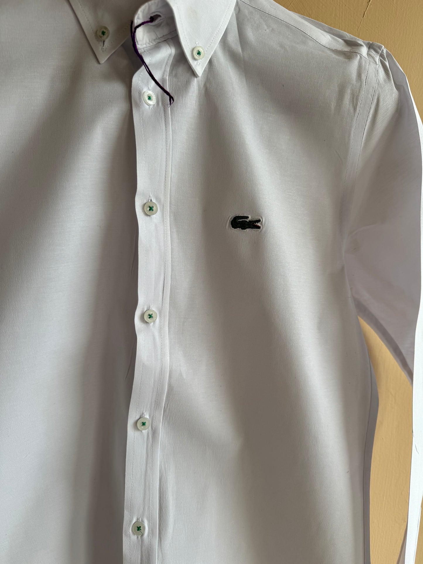 Lacoste Buttoned Down Dress Shirt (Small-Medium)