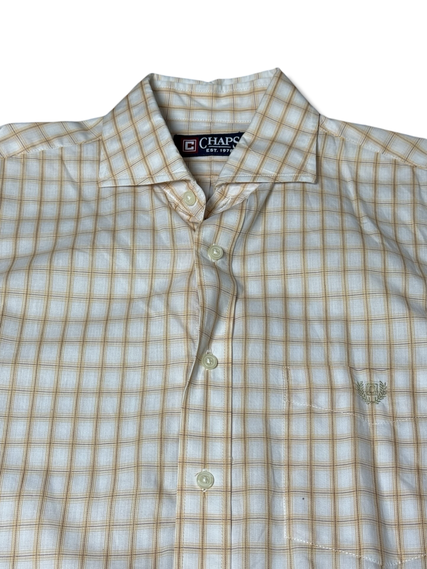 Chaps By Ralph Lauren Buttoned Up Casual Shirt (Medium)