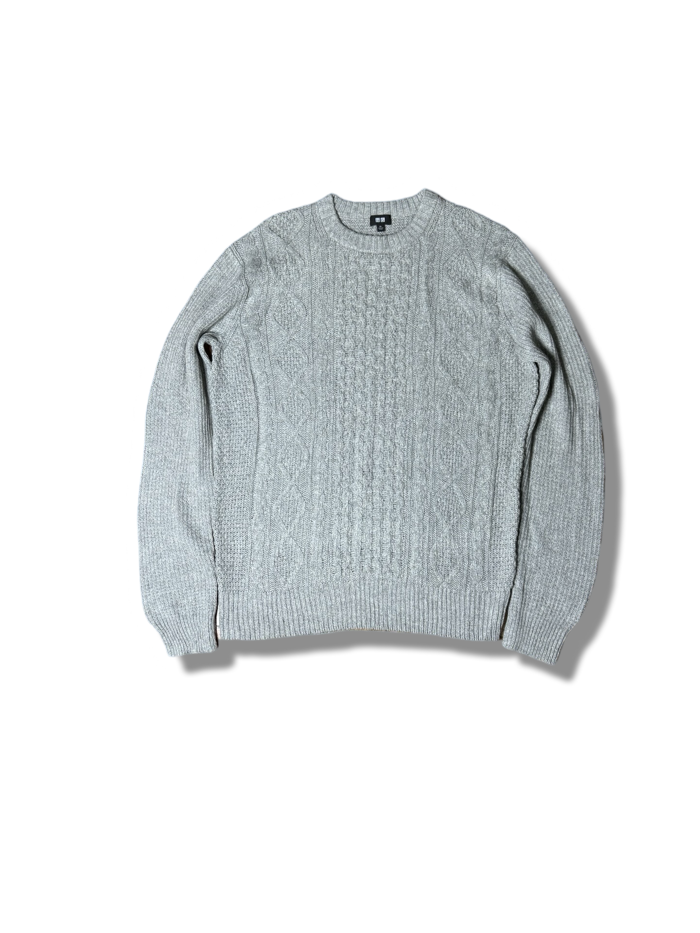 Uniqlo Cable Knit Wool Sweater (Large)