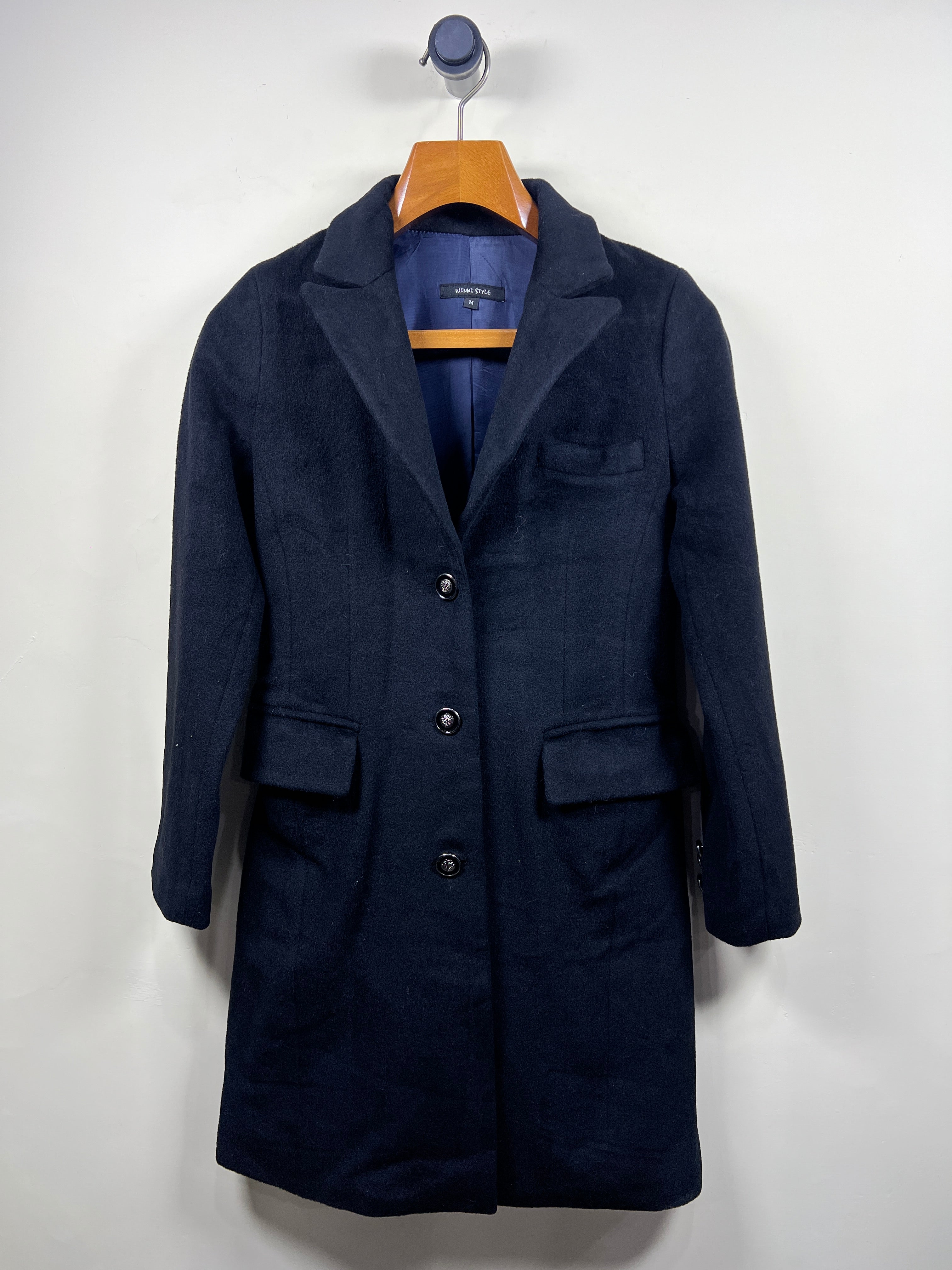 Winnie Style Wool Long Coat (Women) (Medium-Large)