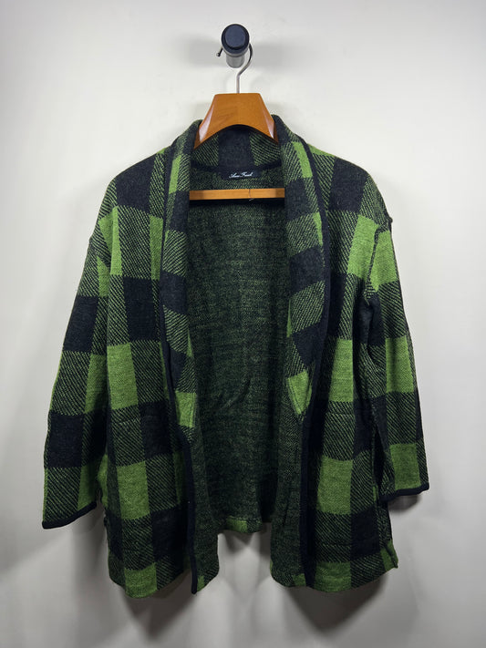 Anne Frenh Lambswool Cardigan Sweater (Women) (Medium-Large)