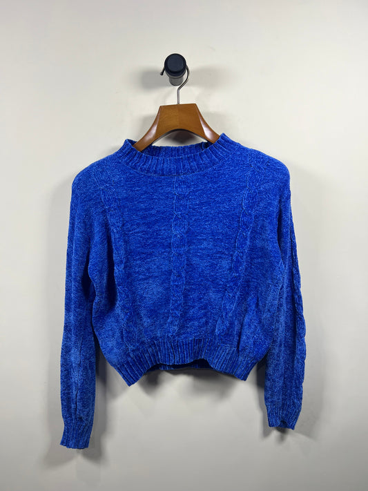 Dkny Crop Velvet Sweater (Women) (Medium-Large)