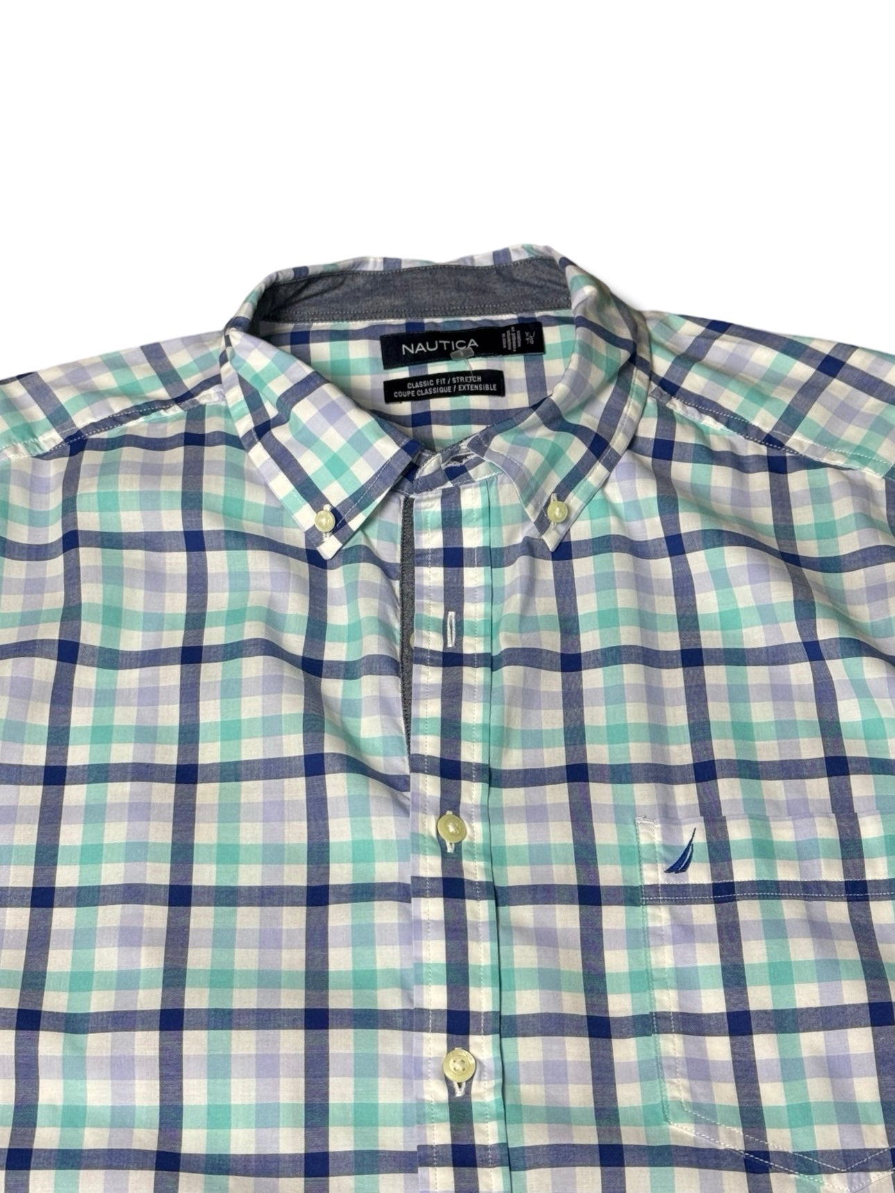 Nautica Buttoned Down Casual Shirt (X-Large)