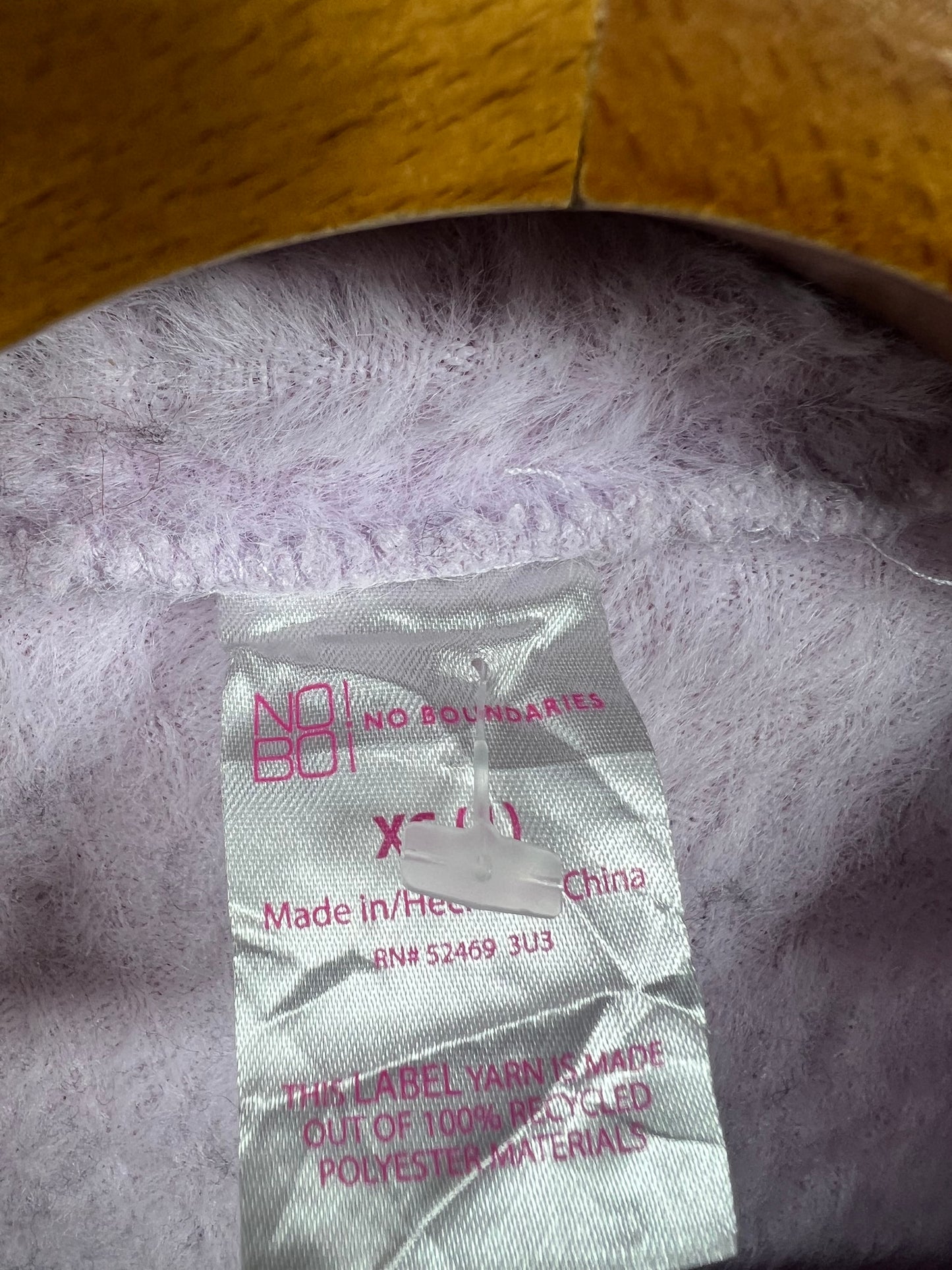 Nobo Crop Velvet Sweater (Women) (X-Small)