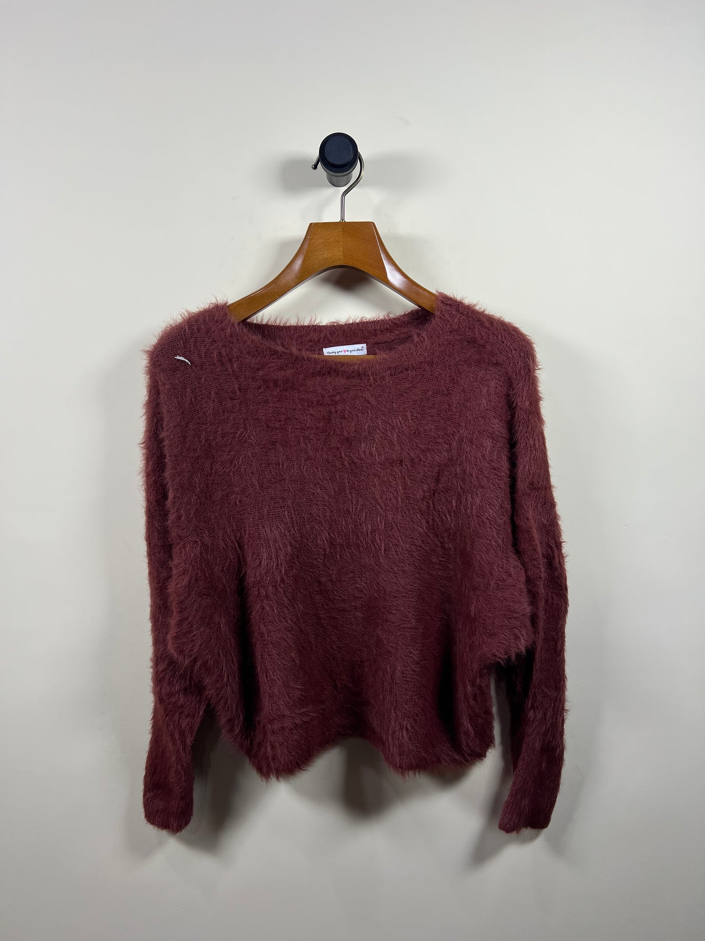 Crop Velvet Sweater (Women) (X-Large)