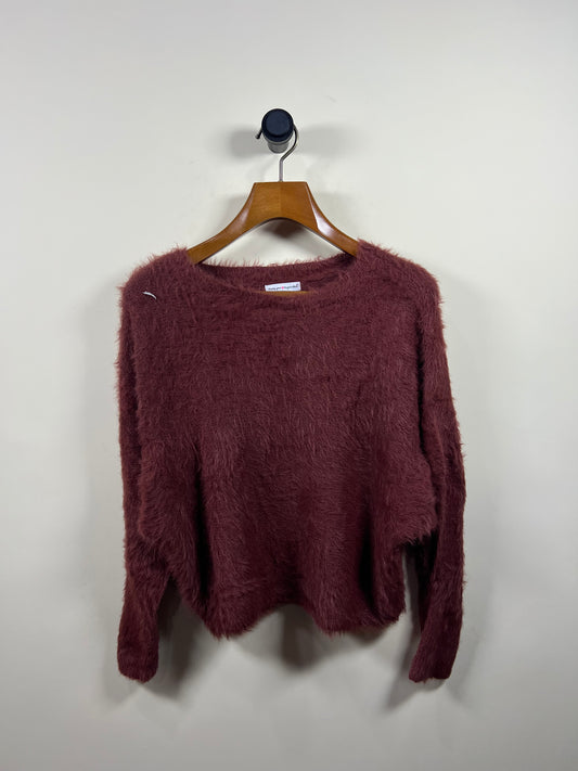 Crop Velvet Sweater (Women) (X-Large)
