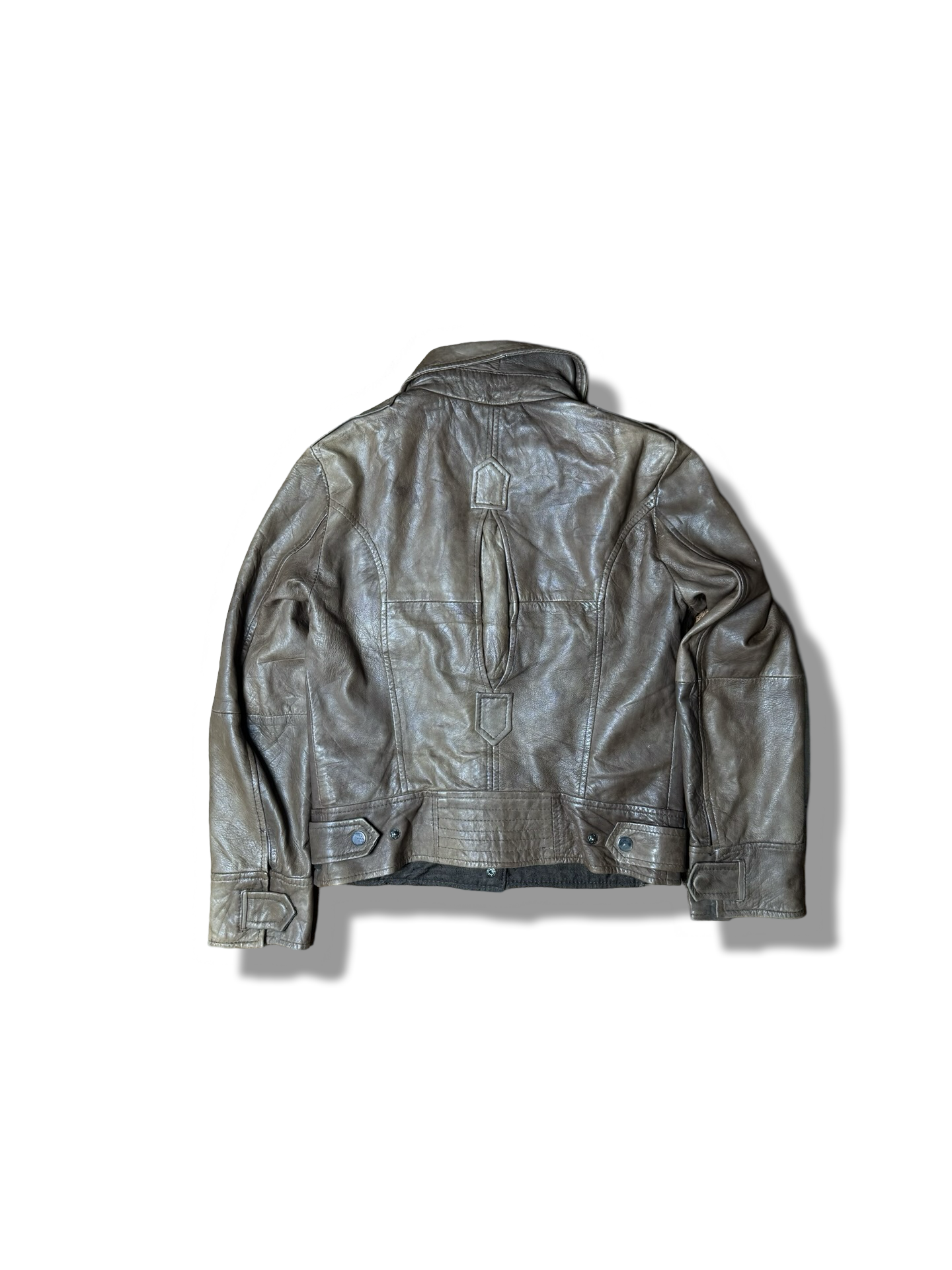 Zara Leather Jacket (F) (Small-Medium)