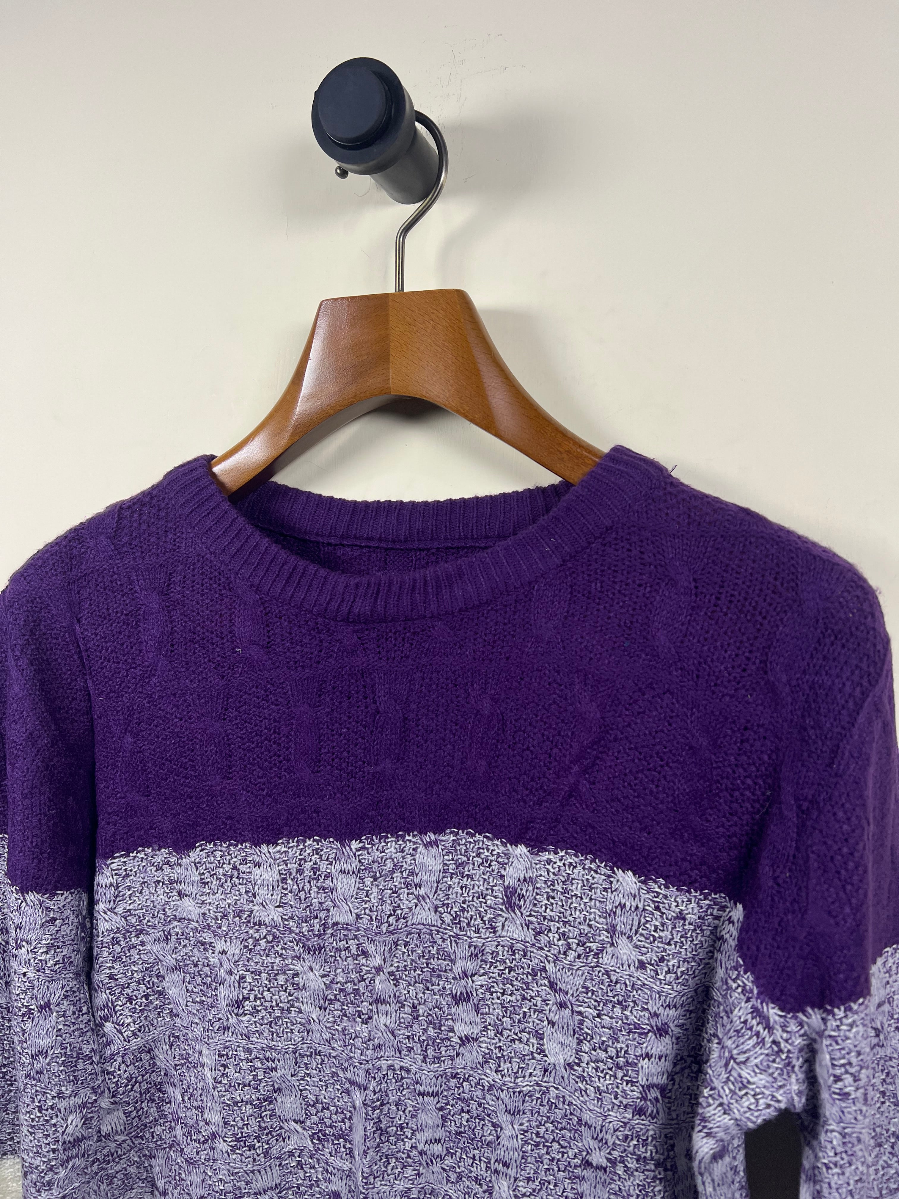 Cable Knitted Sweater (Medium)