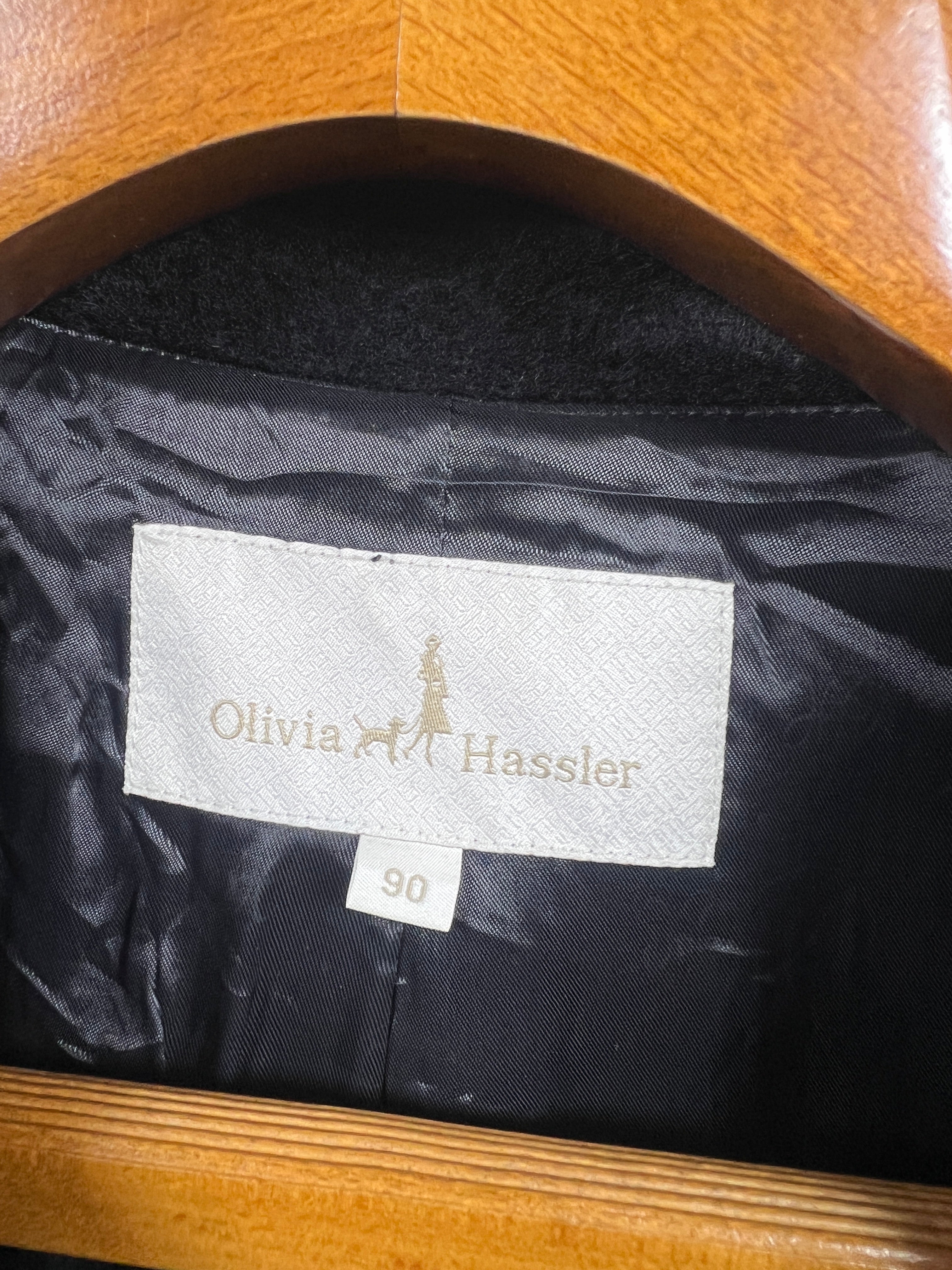 Olivia Hassler Wool Long Coat (Women) (Large/X-Large)