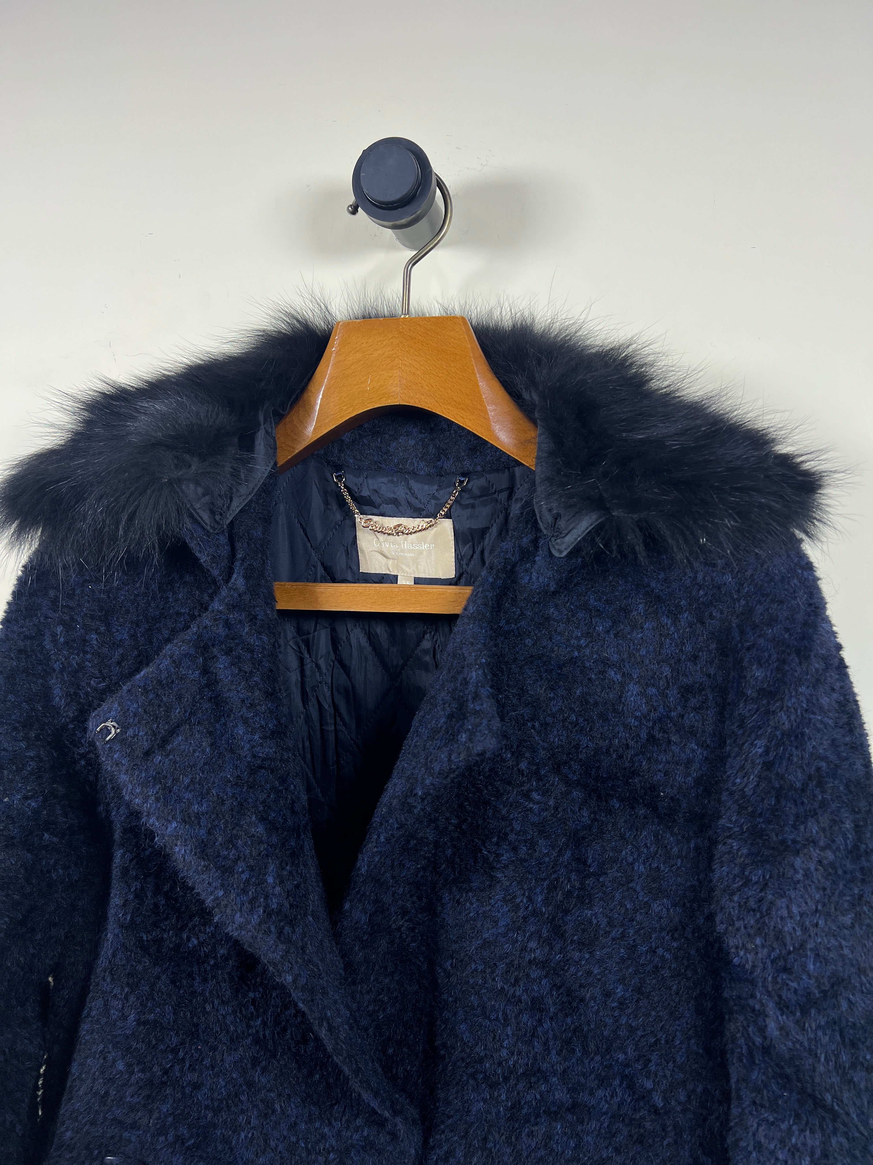 Olivia Hassler Wool Long Coat (Women) (Medium-Large)
