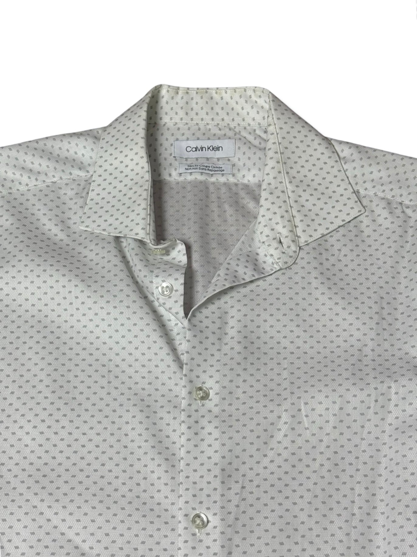 Calvin Klein Buttoned Up Dress Shirt (Medium-Large)